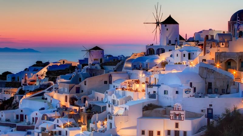Air France Santorini Office in Greece